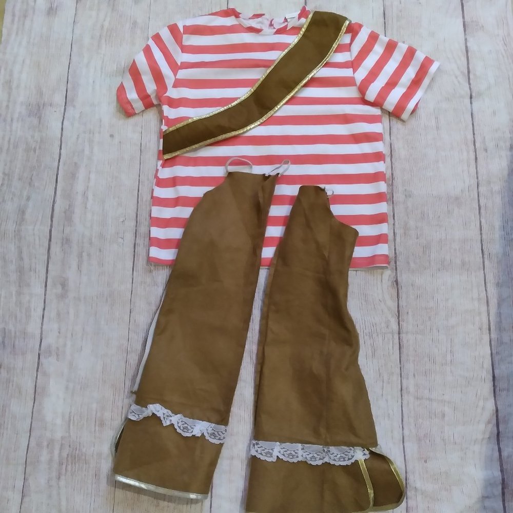 Dress Up America partial pirate costume size 8-10